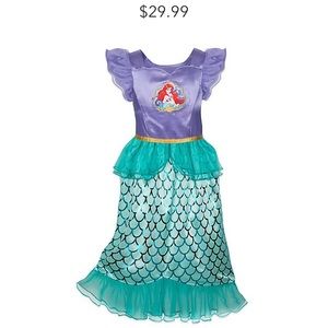 The little mermaid sleep gown